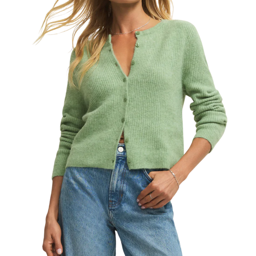 MEDINA RIBBED CARDIGAN APPLETINI