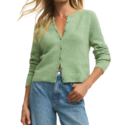 MEDINA RIBBED CARDIGAN APPLETINI