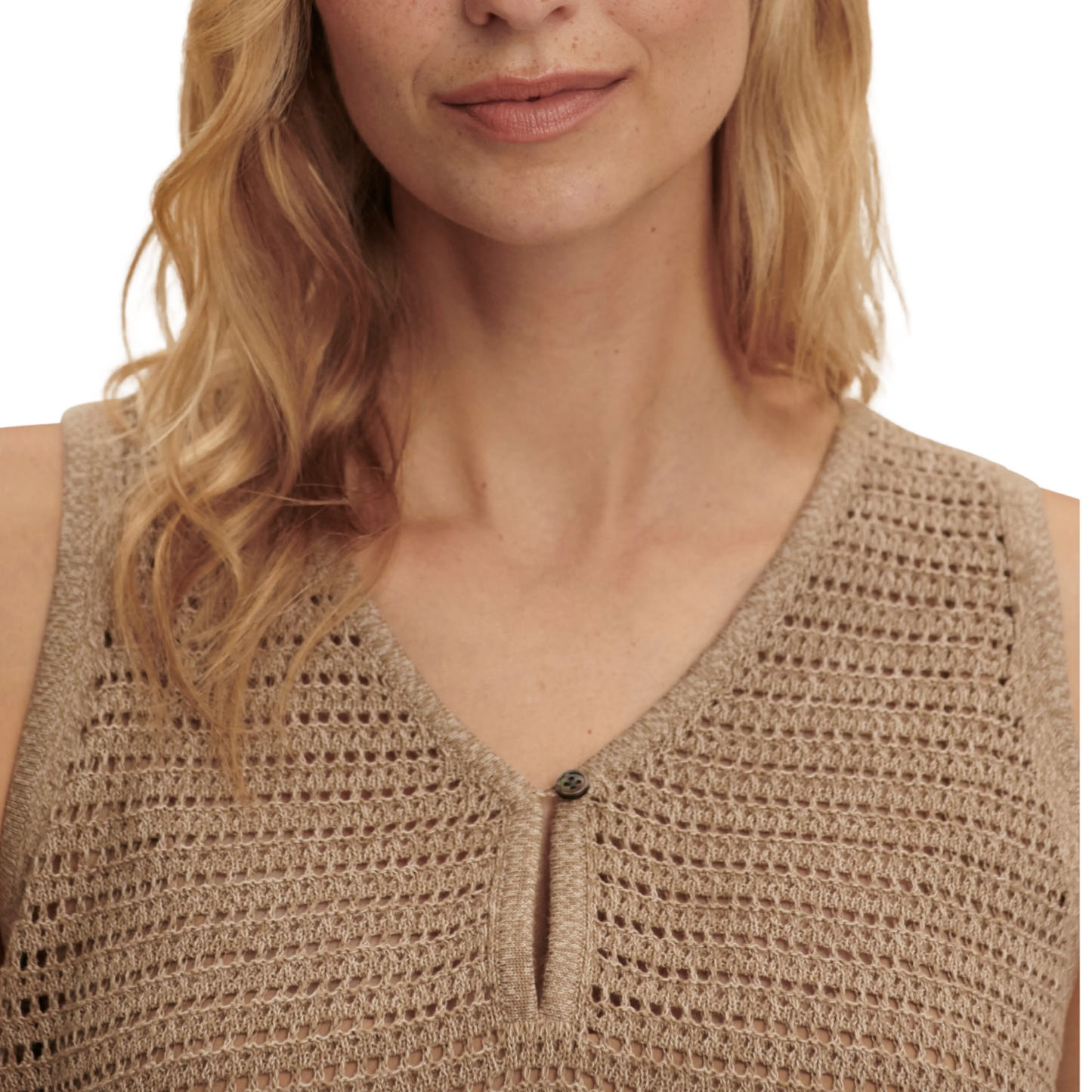 RAMON KNIT TANK TOP SEPIA