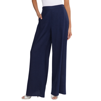 KELELA LINEN PANT FRENCH NAVY