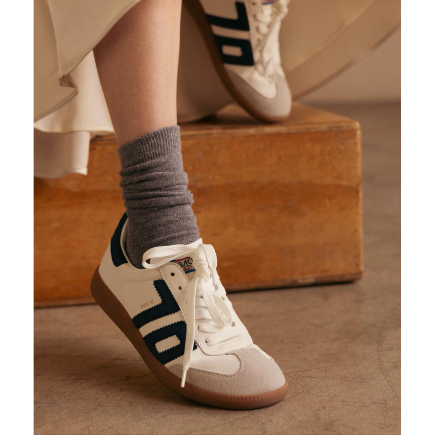 CLOUD SNEAKER WHITE/BLACK