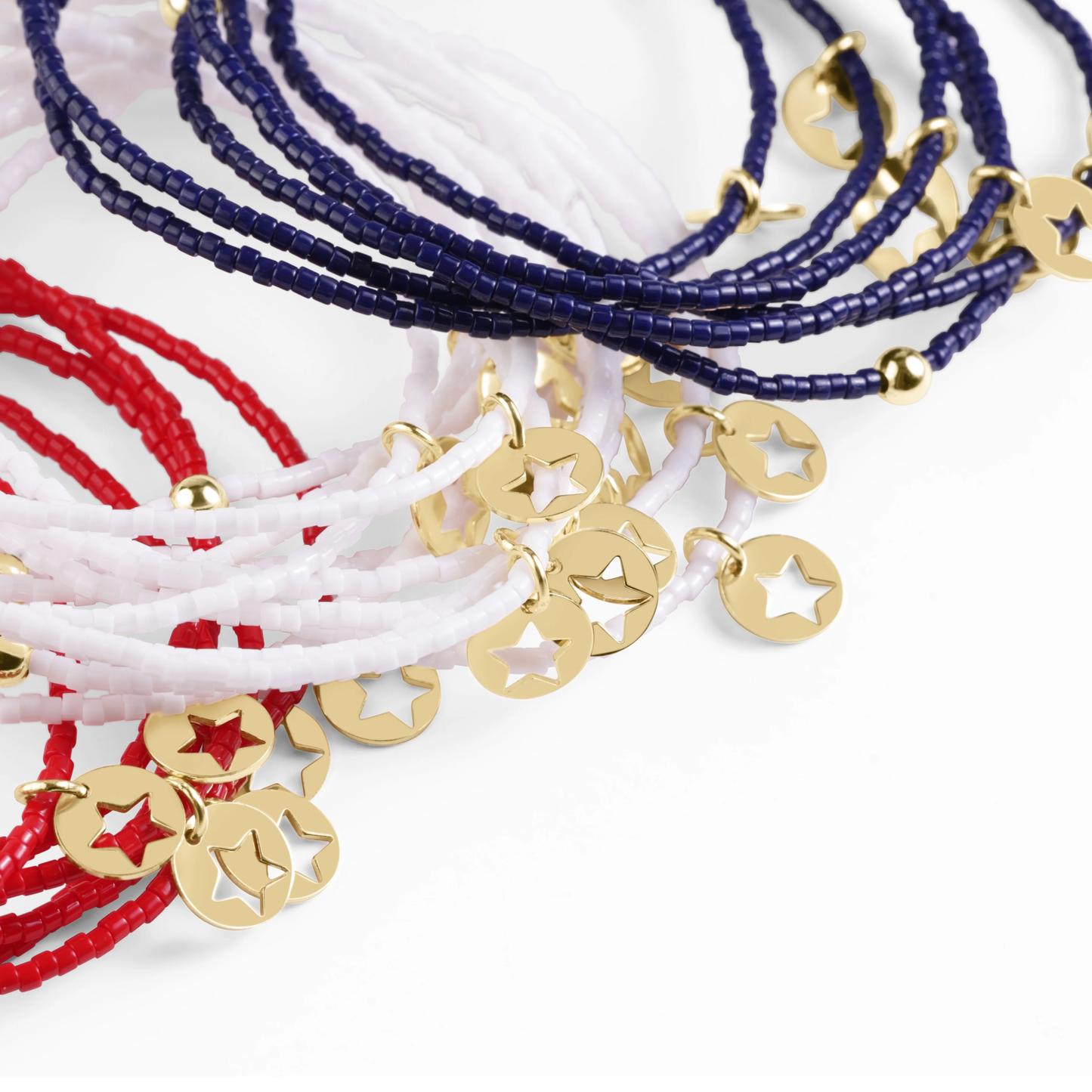 HOPE CLASSIC BRACELET NAVY - STAR SMALL DISC