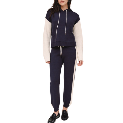 CONTRAST HOODIE MIDNIGHT
