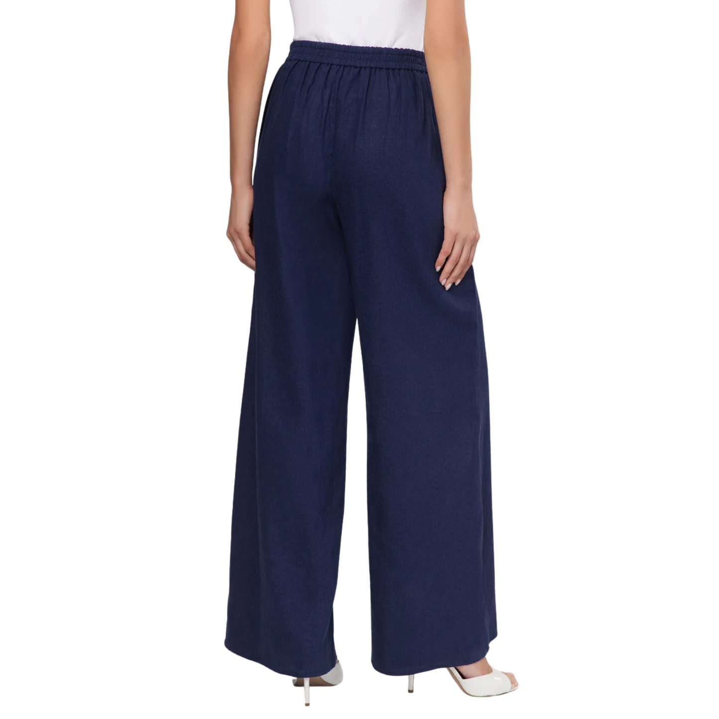 KELELA LINEN PANT FRENCH NAVY