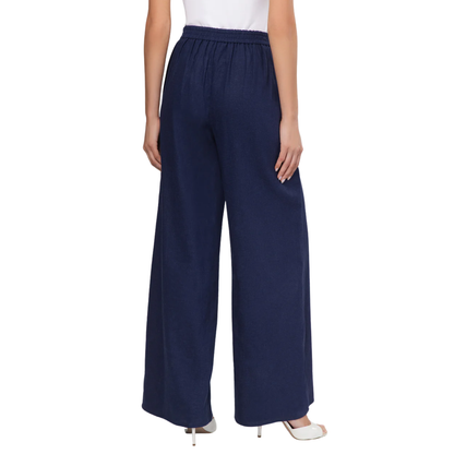 KELELA LINEN PANT FRENCH NAVY
