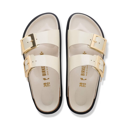 ARIZONA DROPLET BUCKLE SANDAL ECRU