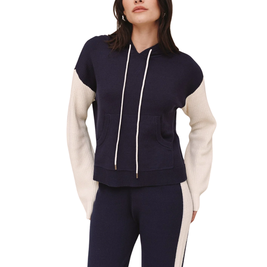 CONTRAST HOODIE MIDNIGHT