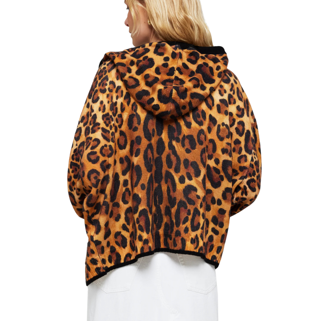 PATSY LEOPARD HOODIE