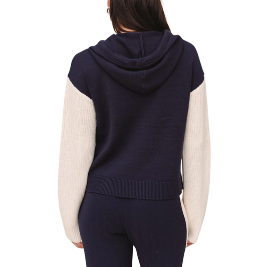CONTRAST HOODIE MIDNIGHT