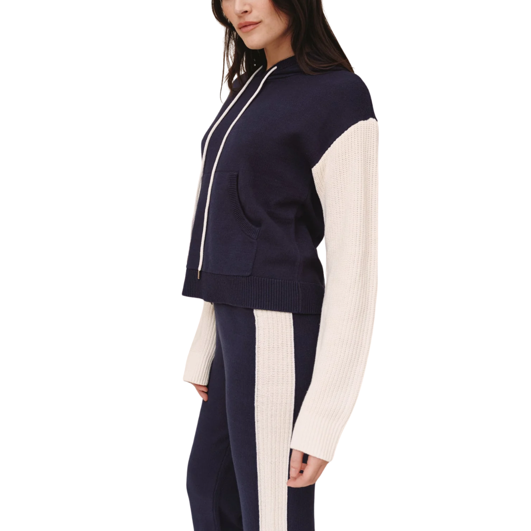 CONTRAST HOODIE MIDNIGHT