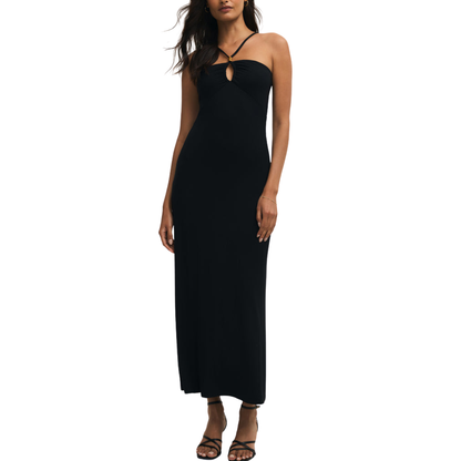 ASTORIA MIDI DRESS BLACK