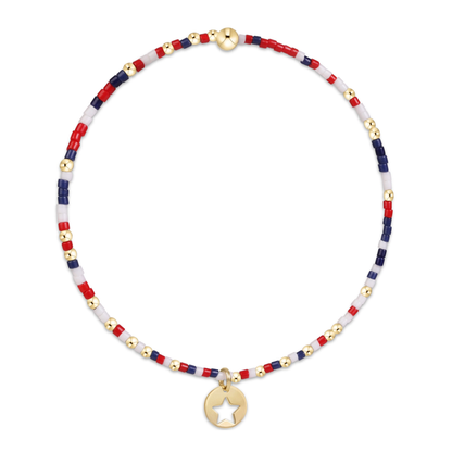 HOPE UNWRITTEN BRACELET FIRECRACKER - STAR SMALL DISC