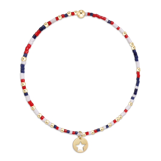 HOPE UNWRITTEN BRACELET FIRECRACKER - STAR SMALL DISC