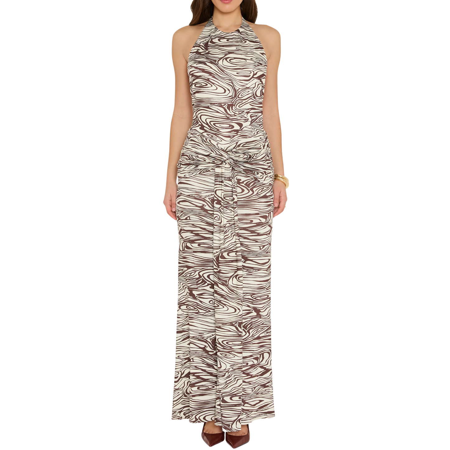 BREANA MAXI DRESS AURORA PRINT