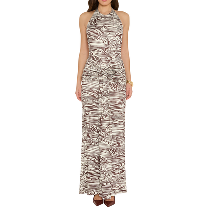 BREANA MAXI DRESS AURORA PRINT