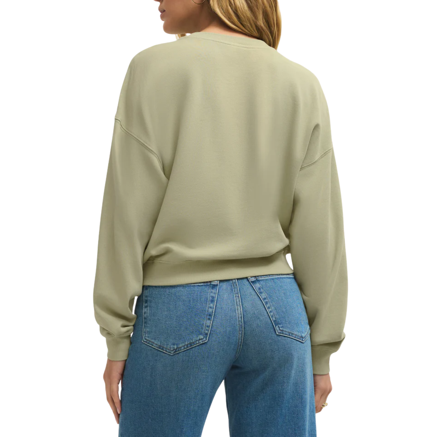 CIAO FIRST DATE SWEATSHIRT BAYLEAF