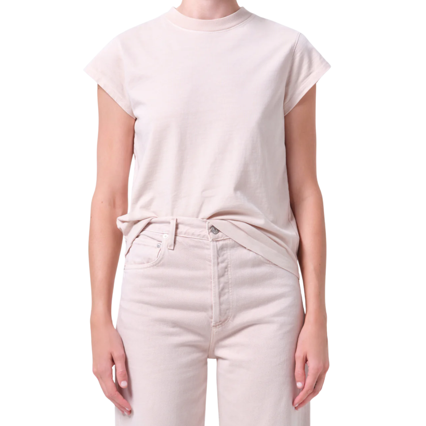 BRYCE CAP SLEEVE TEE FOUNDATION
