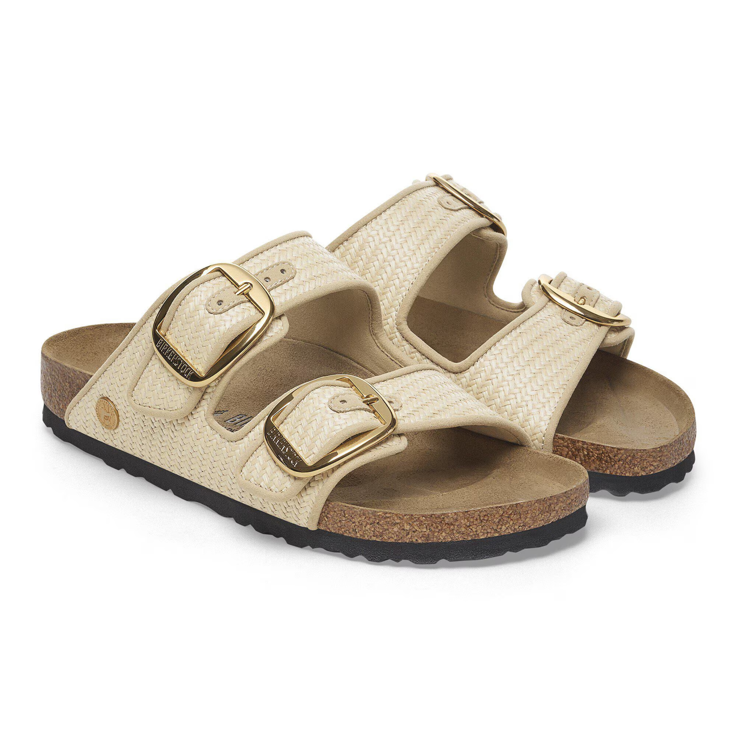 ARIZONA BIG BUCKLE RAFFIA NATURALE