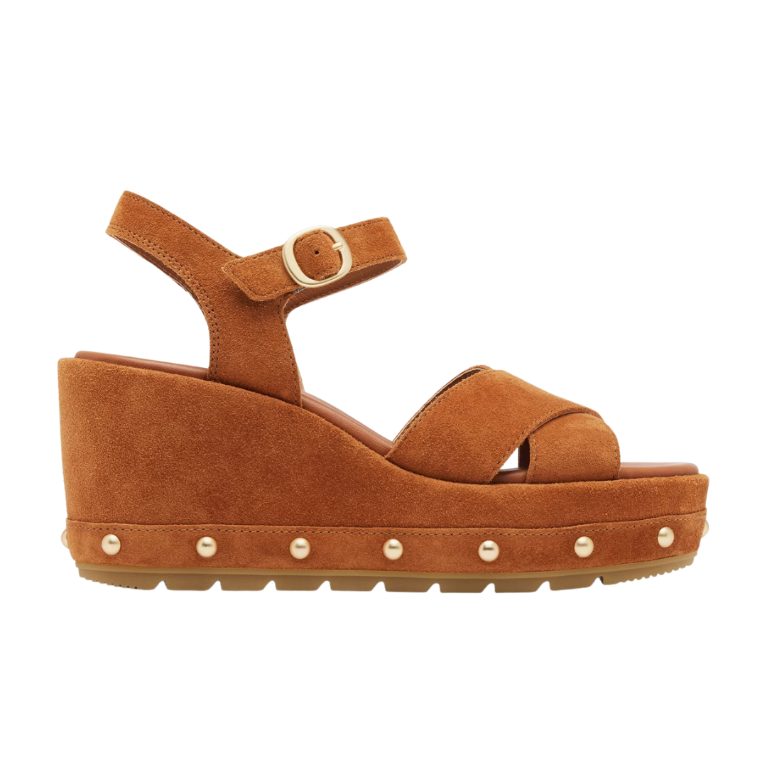 SUNSPEAK WEDGE ANKLE STRAP ICED TEA