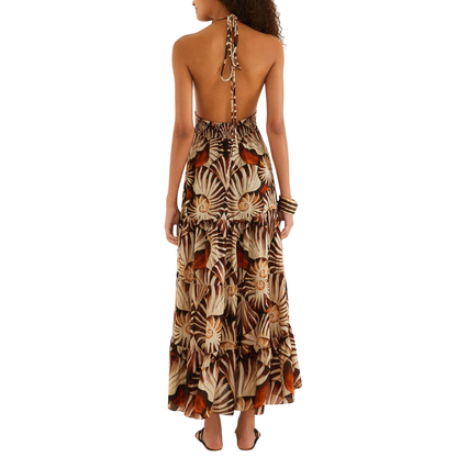 AMMONITE KNOT MAXI DRESS