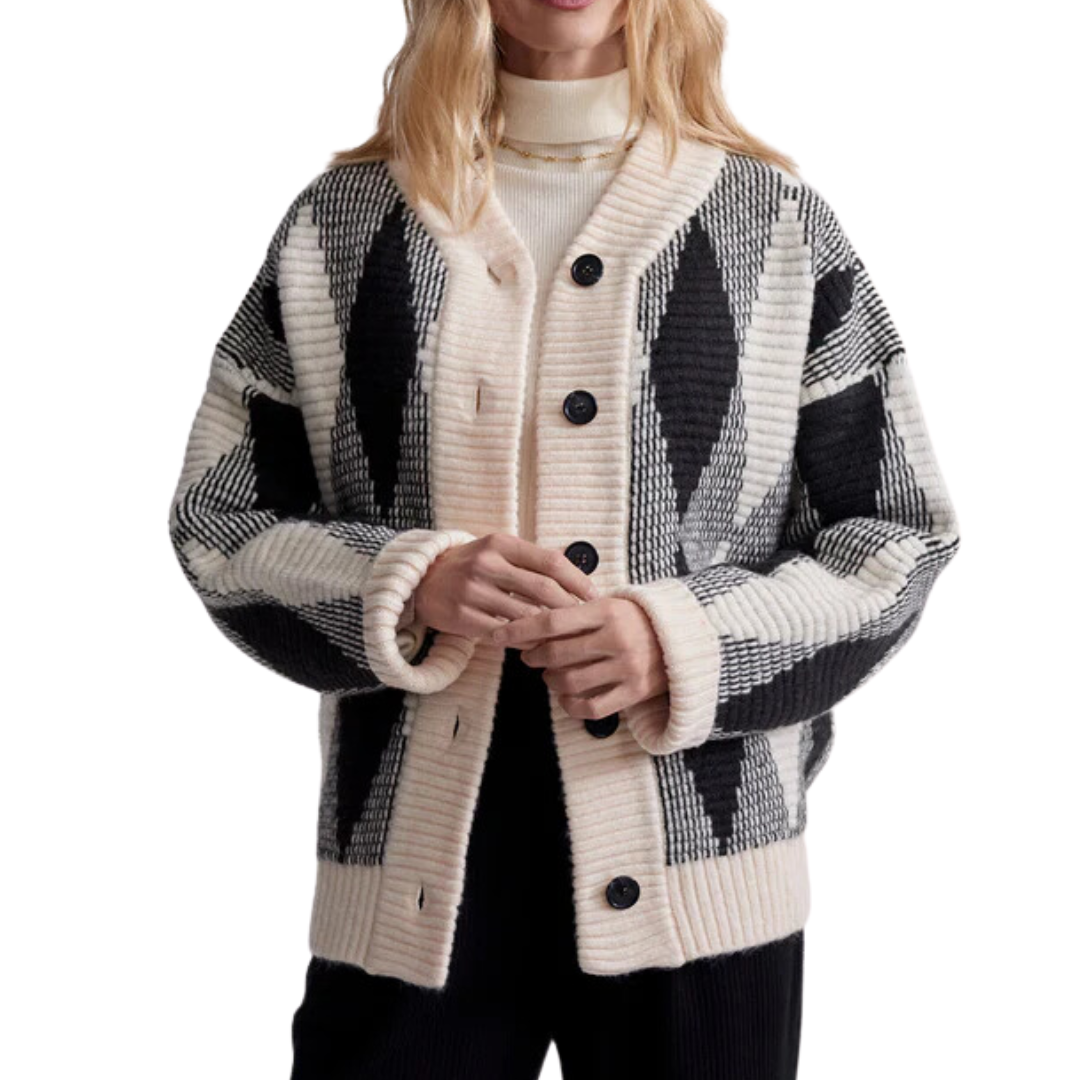 NANCY JACQUARD KNIT JACKET