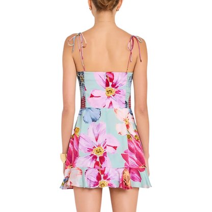 MAGNOLIA ROMPER BLUE FLORAL