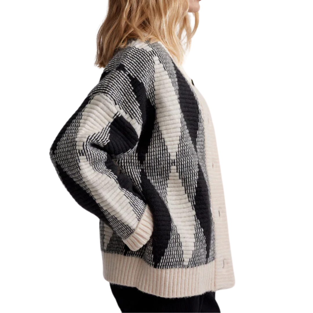 NANCY JACQUARD KNIT JACKET