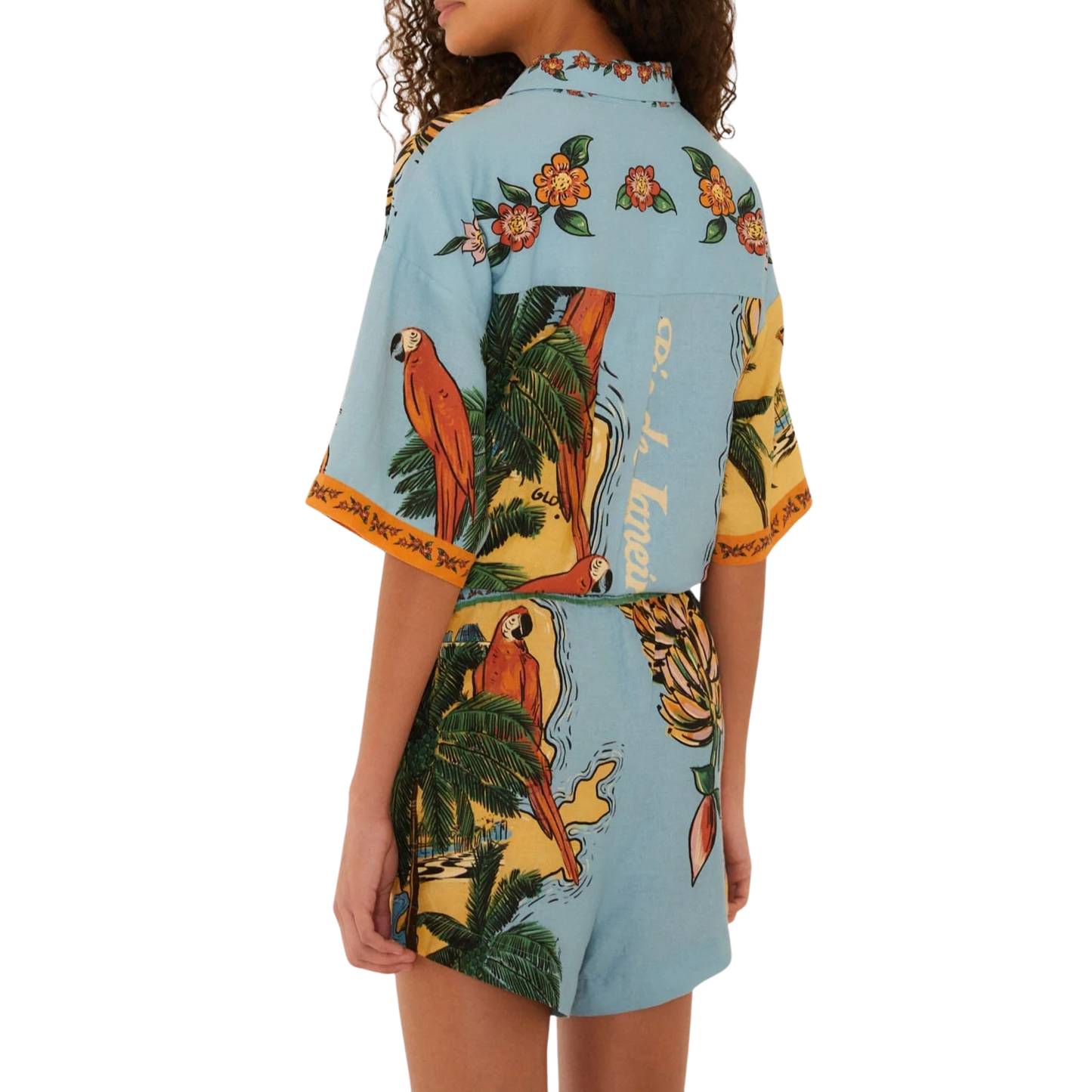 BEACHES PATH BUTTON DOWN SHIRT