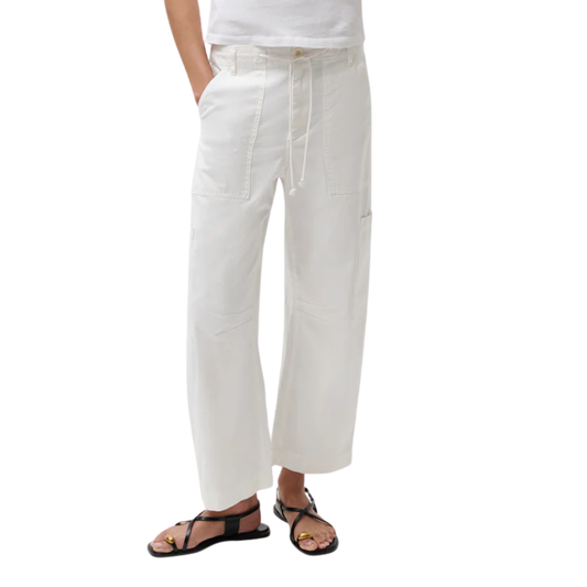 SABRINA TIE PANT WHITE