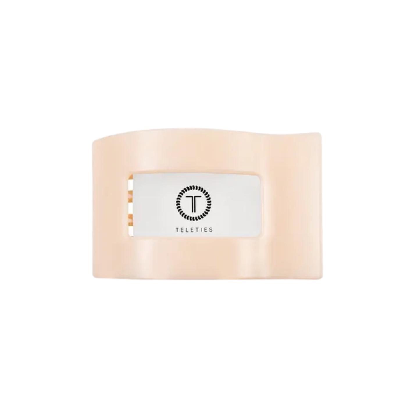 RECTANGLE FLAT SMALL CLIP ALMOND