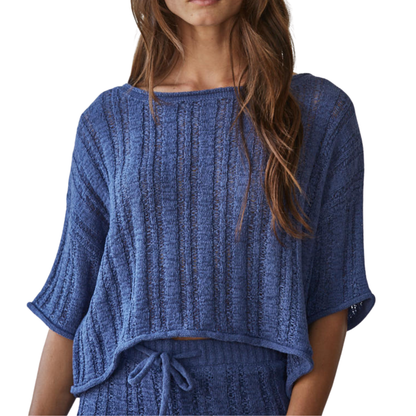 SWEATER TOP NAVY