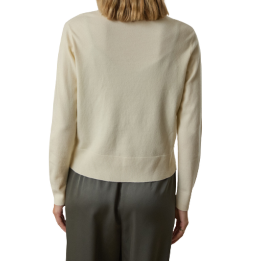 NIA KNIT CARDIGAN IVORY