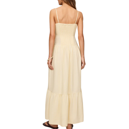 GEORGIE MAXI DRESS LEMON CHIFFON