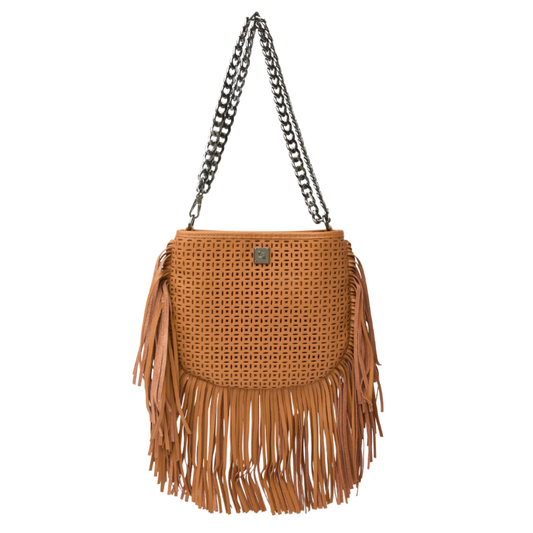 FREE SPIRIT FRINGE SADDLE TERRACOTTA