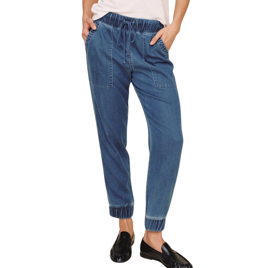 CHELSEA POCKET JOGGER FADED INDIGO WASH