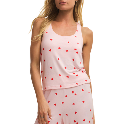 SPEAK TO MY HEART TANK PINK MARSHMALLOW