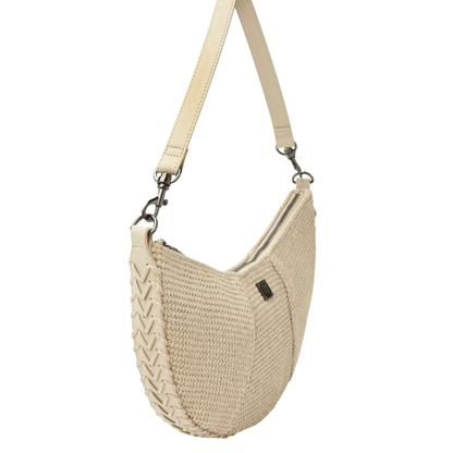 FLIRT BAG CREAM RAFFIA