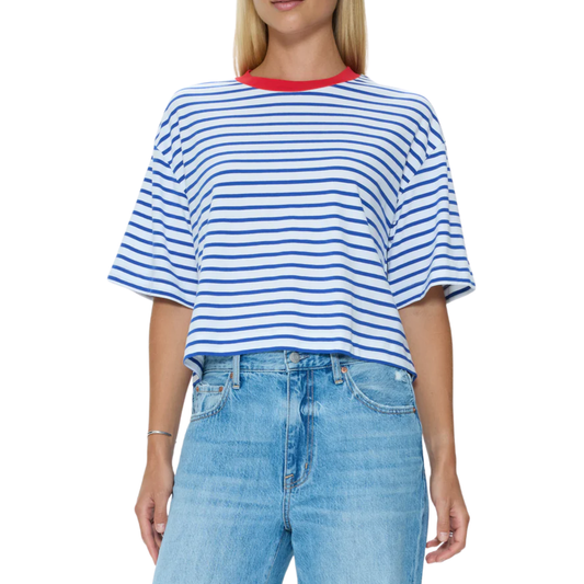 MAE STRIPED SHIRT MARITIME RED