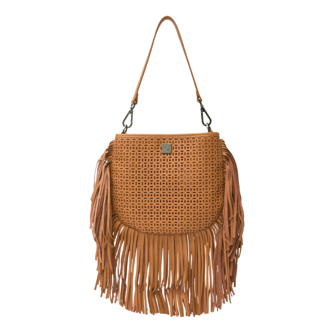 FREE SPIRIT FRINGE SADDLE TERRACOTTA