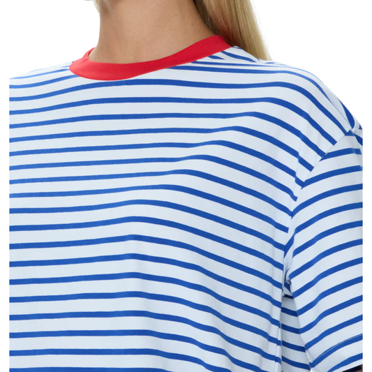 MAE STRIPED SHIRT MARITIME RED