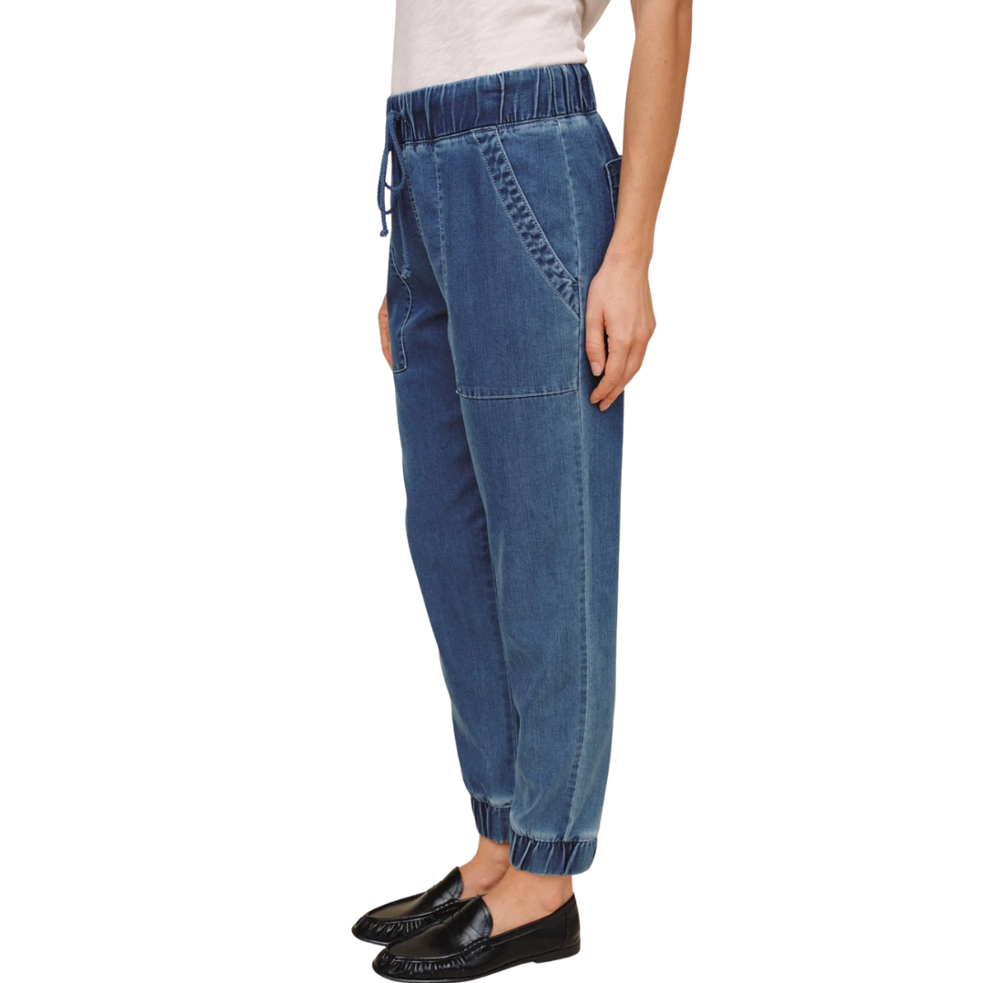CHELSEA POCKET JOGGER FADED INDIGO WASH