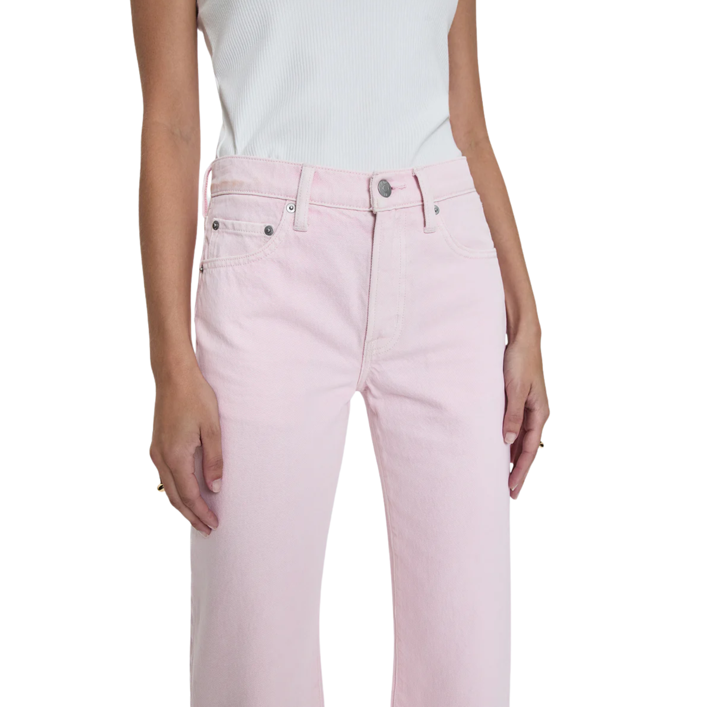 LEXI BOWED STRAIGHT LEG BLUSH