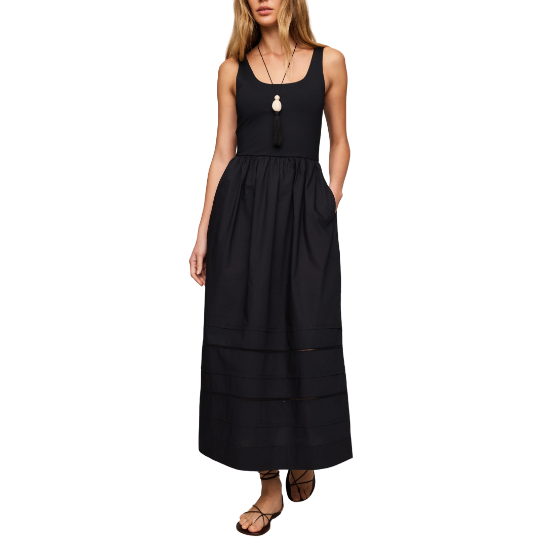 JOHANNA MIDI DRESS BLACK