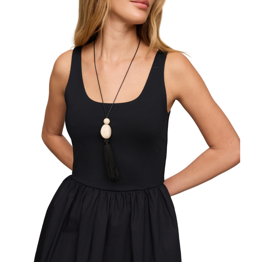JOHANNA MIDI DRESS BLACK