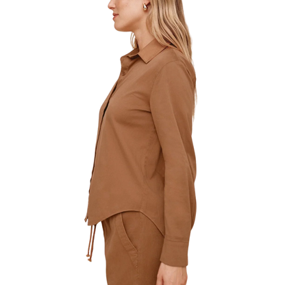 LONG SLEEVE CLEAN SHIRT GOLDEN DUNE