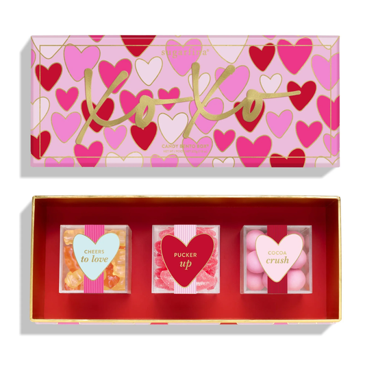 VALENTINES DAY 3 PIECE BENTO BOX