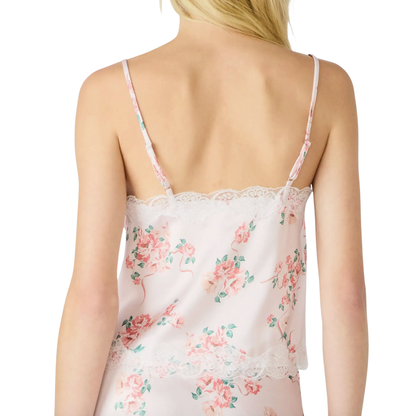 DELANY TOP PEACH FLORAL