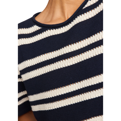 PRADO STRIPED SWEATER TEE ECLIPSE