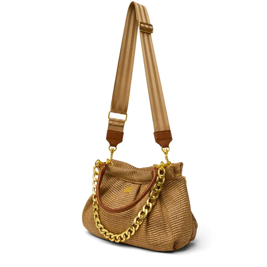 DYNASTY BAG SAND DUNE RAFFIA