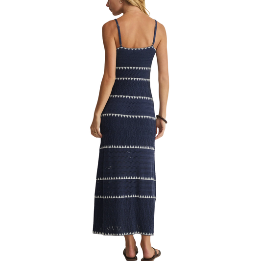 CATAMARAN STRIPED MAXI DRESS